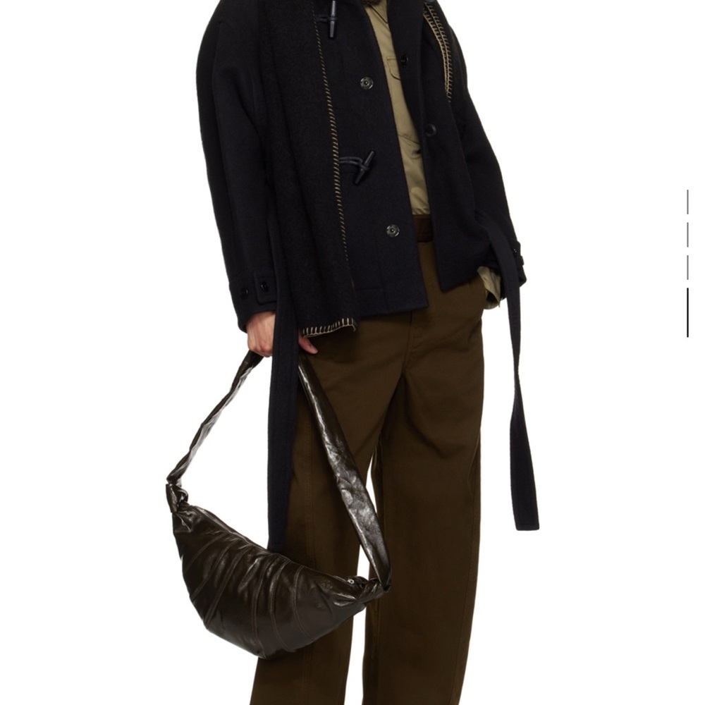 Lemaire Brown croissant bag